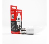 Лампа світлодіодна ETRON Light 1-ELP-022 C37 8W 4200K E27