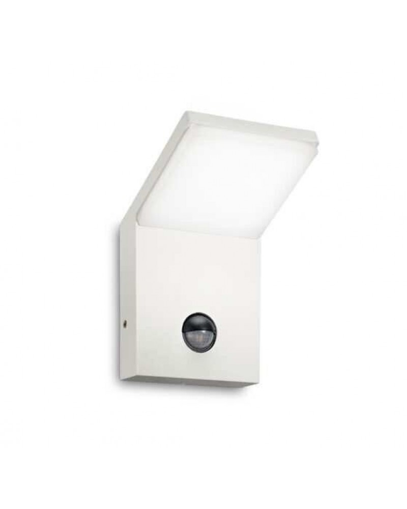 Настінний вуличний світильник Ideal lux 209852 Style AP1 Sensor Bianco