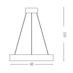 Люстра сучасна Ideal lux 245683 Oracle SP1 Square D60 Bianco