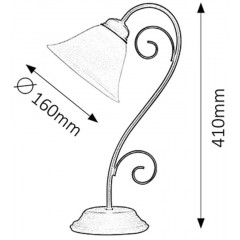 Декоративна настільна лампа Rabalux 7812 Athen