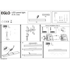 Стельовий світильник Eglo 39466 Escondida