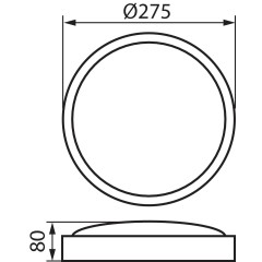 Стельовий світильник Kanlux 26103 Olie Led 275 B-ww