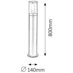 Світильник вуличний Rabalux 8168 Atlanta