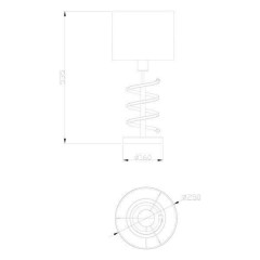 Декоративна настільна лампа Zuma Line Tina Table TL180515-2