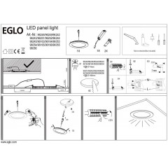 Точковий врізний світильник Eglo 96053 Fueva 1
