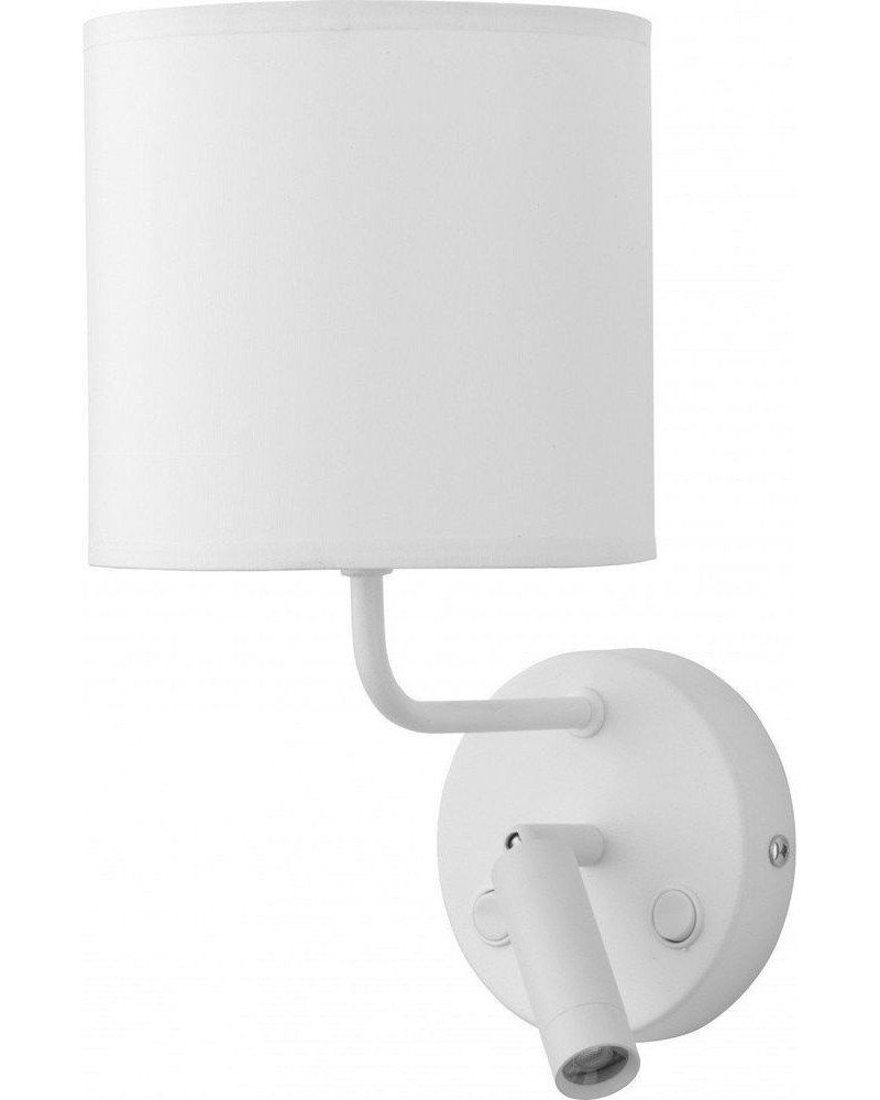 Бра з лампою для читання TK lighting 4236 Enzo White