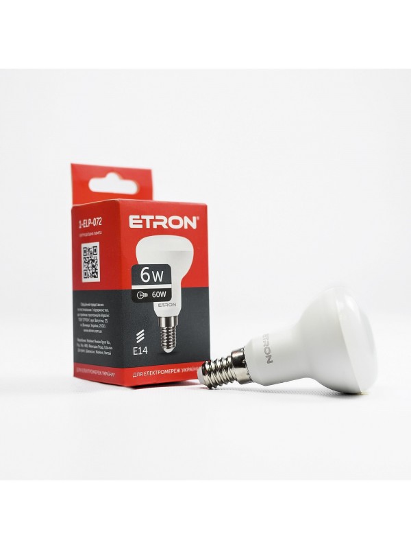 Лампа світлодіодна ETRON Light 1-ELP-072 R50 6W 4200K E14