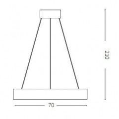 Люстра сучасна Ideal lux 245706 Oracle SP1 Square D70 Bianco