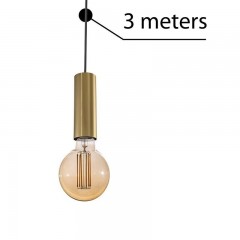 Люстра-підвіс Azzardo AZ3455 Ziko E27 3 meters (antique)