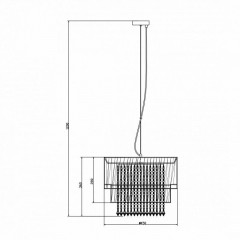 Люстра-підвіс Zuma Line Leta Pendant RLD93350-L1B