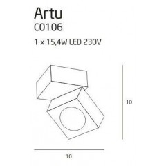 Точковий накладний світильник Maxlight C0106 Artu