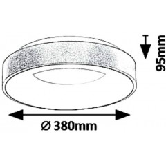 Стельовий світильник Rabalux 5052 CARMELLA