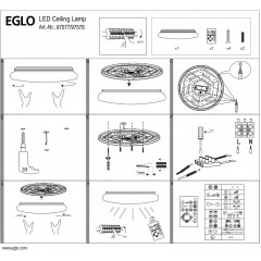 Стельовий світильник Eglo 97577 Sileras