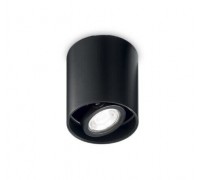 Точковий накладний світильник Ideal lux 243924 Mood PL1 D09 Round Nero