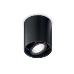 Точковий накладний світильник Ideal lux 243924 Mood PL1 D09 Round Nero