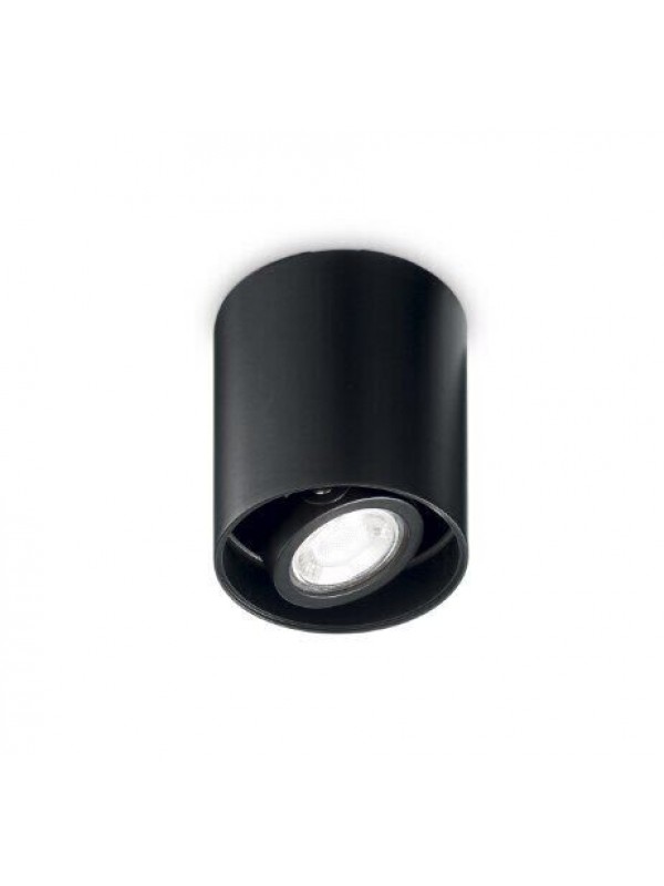 Точковий накладний світильник Ideal lux 243924 Mood PL1 D09 Round Nero