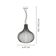 Люстра-підвіс Ideal lux 205304 Onion SP1 D48