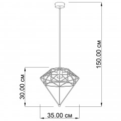 Люстра-підвіс Imperium Light 388135.01.01 Diamond