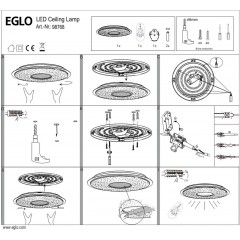 Стельовий світильник Eglo 98768 Lanciano-C