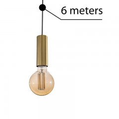 Люстра-підвіс Azzardo AZ3456 Ziko E27 6 meters (antique)