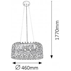 Люстра-підвіс Rabalux Alessandra 2157