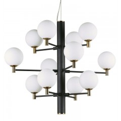 Люстра сучасна Ideal lux 197319 Copernico SP12 Nero