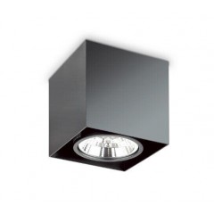 Точковий накладний світильник Ideal lux 243931 Mood PL1 D15 Square Nero