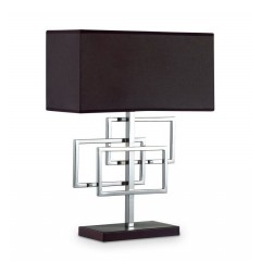 Декоративна настільна лампа Ideal lux 201078 Luxury TL1 Cromo