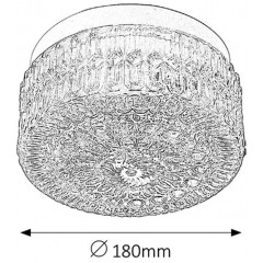Стельовий світильник Rabalux 2435 Grace