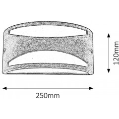 Настінний вуличний світильник Rabalux 8510 Manhattan
