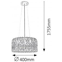 Люстра-підвіс Rabalux Alessandra 2158