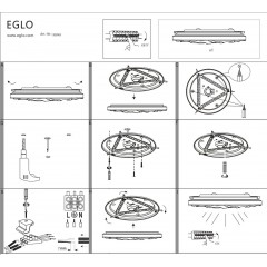 Стельовий світильник Eglo 99343 Benariba