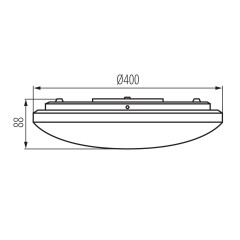 Стельовий світильник Kanlux 26663 Sanvi LED 21W-WW