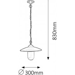 Вуличний підвісний світильник Rabalux 8687 Vigo