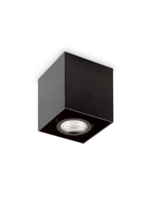 Точковий накладний світильник Ideal lux 243948 Mood PL1 D09 Square Nero