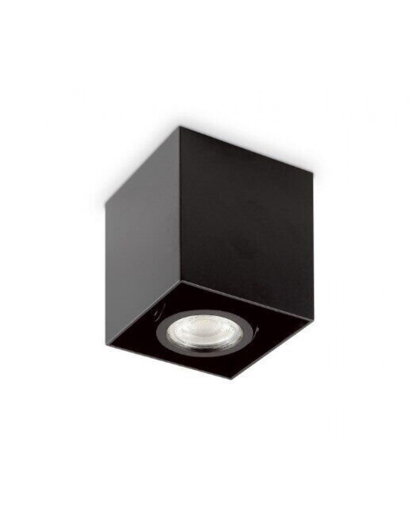 Точковий накладний світильник Ideal lux 243948 Mood PL1 D09 Square Nero