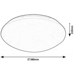 Стельовий світильник Rabalux 3420 LUCAS