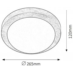Стельовий світильник Rabalux 3563 Disky