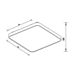 Стельовий світильник Zuma Line Sierra Ceiling 12100006-GD