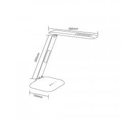 Настільна лампа Zuma Line Table H1408S-WH