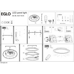 Стельовий світильник Eglo SARSINA-A 98207