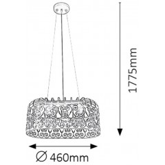 Люстра-підвіс Rabalux Alessandra 2162