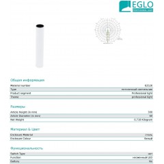 Точковий накладний світильник Eglo 62526 Tortoreto