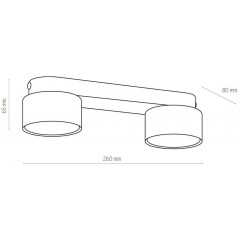 Спот з двома лампами TK LIGHTING 3399