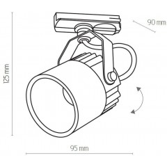 Світильник для трекової системи TK lighting Tracer 4144