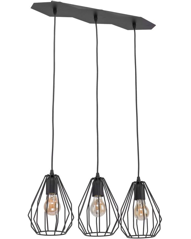 Люстра-підвіс TK lighting 2259 Brylant Black