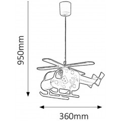 Дитяча люстра Rabalux 4717 Helicopter