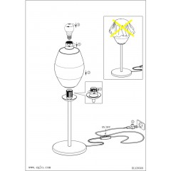 Декоративна настільна лампа Eglo 39568 Estanys