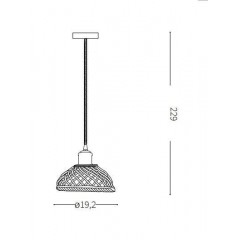 Люстра-підвіс Ideal lux 206844 Lugano SP1 D20