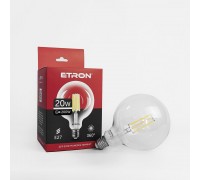 Лампа світлодіодна ETRON Filament 1-EFP-174 G125 20W 4200K E27